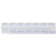 a clear 7- day bpa - free pill case made in usa