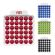 a group of push pop bubbles - square