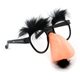 a black/beige groucho marx style gag glasses