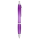 aerial view a purple the nash comfort grip ballpoint click pen, image 1 of 3