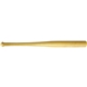 aerial view a natural beige 34 wood baseball bat, image 1 of 2