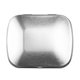 a silver domed tin - imprinted round mints