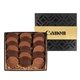 a black/gold 18 round cookie gift box