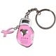 a pink/white boxing glove key chain