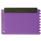 a translucent purple credit card ice scraper