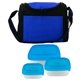 aerial view a blue portion control lunch chiller, image 1 of 2