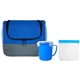 aerial view a blue ridge soup sandwich set, image 1 of 2