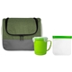 aerial view a green ridge soup sandwich set, image 1 of 2