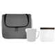 aerial view a gray ridge soup sandwich set, image 1 of 2