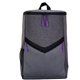 aerial view a purple victory cooler backpack, image 1 of 2