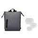aerial view a black portion control oval lunch cooler, image 1 of 2