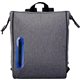 aerial view a blue oval line cooler backpack, image 1 of 2