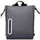 aerial view a white oval line cooler backpack, image 1 of 2