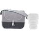 a white bay portion control cooler set