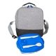 aerial view a blue bay handy locking lid lunch kit, image 1 of 2