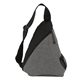 aerial view a black atchison(r) two - tone cutie patootie slingpack, image 1 of 2