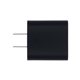 a black dual 18w usb - a / usb - c power adapter
