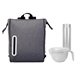 aerial view a group of noodles and drink oval lunch cooler, image 14 of 14