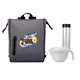 aerial view a group of noodles and drink oval lunch cooler, image 3 of 14
