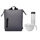 aerial view a group of noodles and drink oval lunch cooler, image 4 of 14