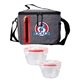 aerial view a group of nested oval cooler lunch set, image 11 of 14