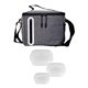 aerial view a group of portion control oval cooler lunch set, image 14 of 14