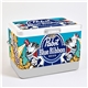 aerial view a white sasquatch 54qt steel belted cooler, image 1 of 6
