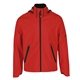aerial view a team red (358) mens oracle waterproof softshell jacket, image 1 of 9