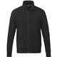 aerial view a black (995) mens argus eco fleece full zip, image 1 of 10