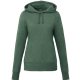 aerial view a juniper heather (655) womens argus eco fleece hoodie, image 1 of 11