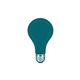 a teal light bulb jar opener