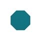 a teal octagon - shaped rubber jar opener