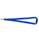 a royal 3/4 polyester lanyard with silkscreen imprint