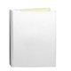aerial view a white photoimage (r) full color imprint full size sticky notes and flags notepad notebook, image 1 of 2