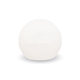 aerial view a translucent white silicone 1 3/4 ice ball mold, image 1 of 2