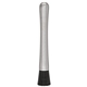 a silver stainless steel cocktail muddler