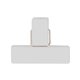 a white small bag clip w / magnetic back