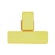 a yellow small bag clip w / magnetic back