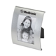 a silver 2- way 2.5x3.5 photo frame