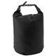 a black 5l water resistant adventure dry bag
