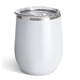 aerial view a white 12 oz swig life(tm) stainless steel stemless wine tumbler, image 1 of 6