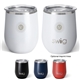 a group of 12 oz swig life(tm) stainless steel stemless wine tumbler