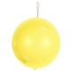 a yellow 16 latex punch balloon