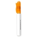 aerial view a translucent orange pocket sprayer hand sanitizer 0.33 oz, image 1 of 3