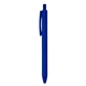 aerial view a reflex blue c (close to pms reflex blue c) bolt soft touch retractable ballpoint pen, image 1 of 2