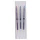 aerial view a clear gel ink pen trio kit in clear case, image 1 of 4