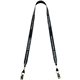 aerial view a group of 5/8 super value lanyard with double bulldog clips, image 1 of 2