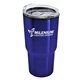 a blue 30 oz double wall stainless steel tumbler