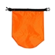 aerial view a orange 5 liter voyager dry bag, image 1 of 2