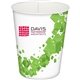 a green floating cube custom stadium cup
